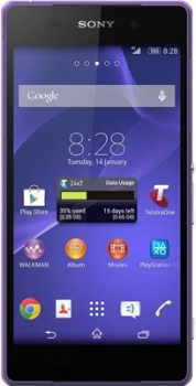 Sony Xperia Z2 D6503 Purple + Mobile Dock